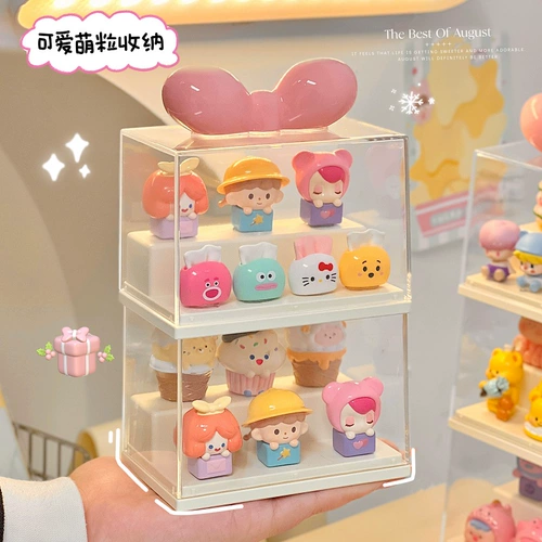 Коробка для хранения с бантиком, фигурка, стенд