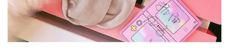 Phiên bản tiếng Hàn của cô gái sinh viên Harajuku vớ cotton hoang dã dễ thương trái tim rắn màu ống vớ vớ đại học vớ thể thao tươi vớ da