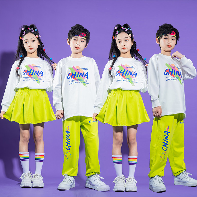 Primary school Children's Games autumn and winter Opening ceremony Costume School Universiade Fresh Chorus Class Costumes Children Cheerleader Dress-Taobao