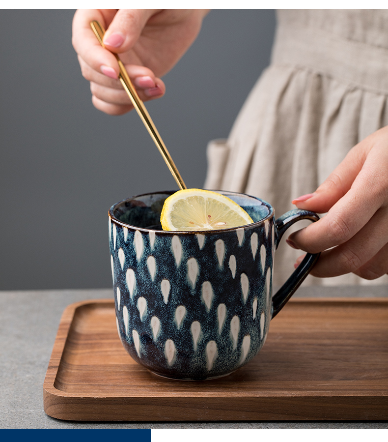 Nordic keller cup men 's office creative move trend teacup high level ceramic cups take appearance