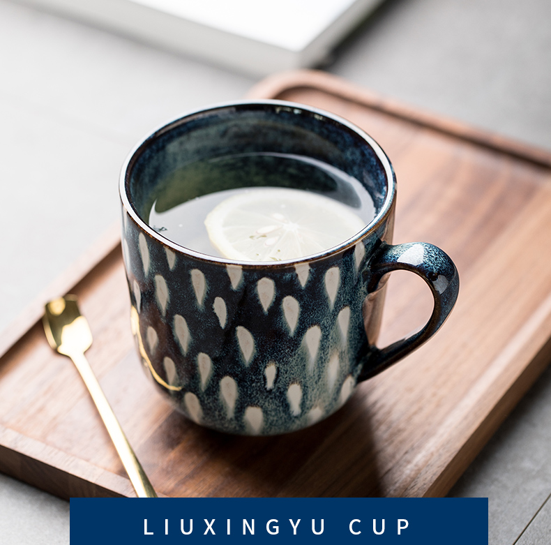 Nordic keller cup men 's office creative move trend teacup high level ceramic cups take appearance