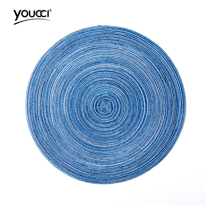 Youcci porcelain Japanese table mat leisurely household ramie pot insulation mat mat cup mat bowl plate mat circular western - style food