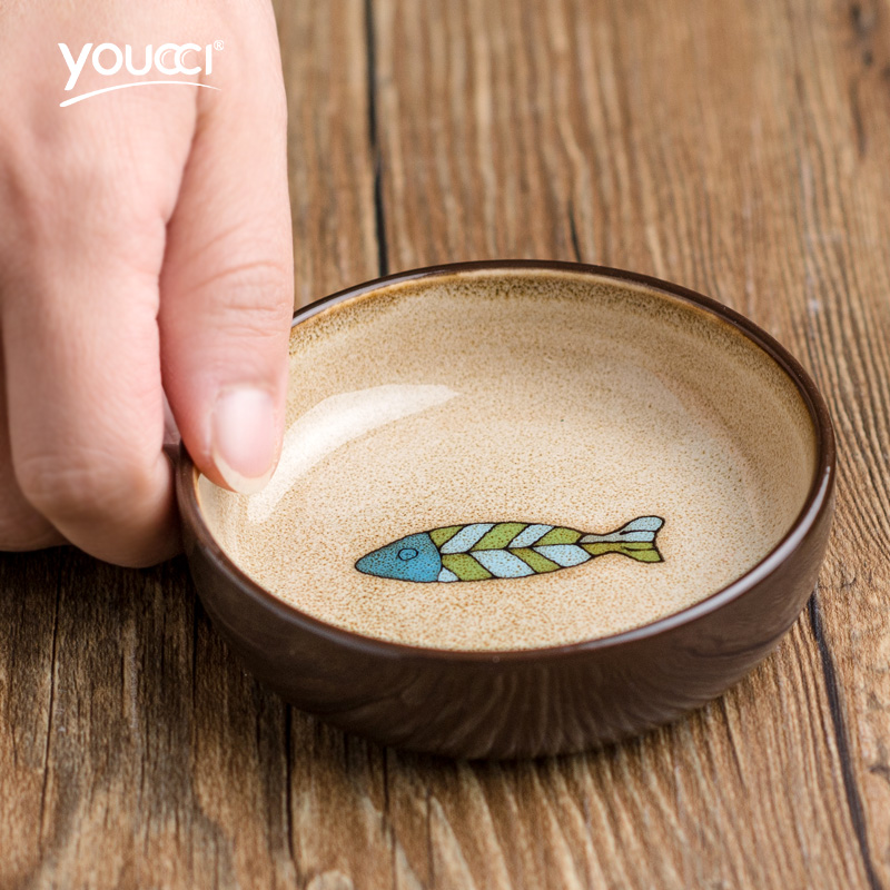 Youcci porcelain leisurely sauce hand - made ceramic disc kitchen multipurpose sauce vinegar sauce flavor dish to put pot small dishes