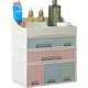 Desktop office cosmetics desktop storage box drawer type small finishing storage box mini plastic shelf cabinet