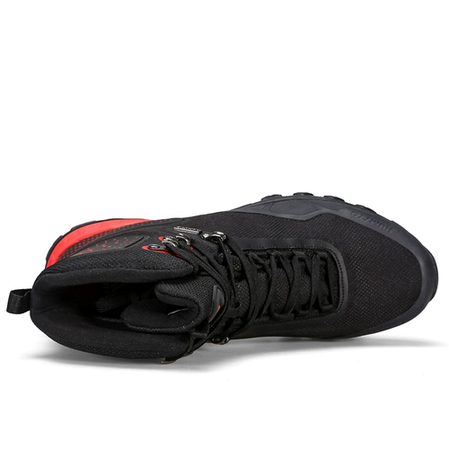 Мужские альпинистские зимние высокие туфли, быстрая дышащая обувь подходит для пеших прогулок