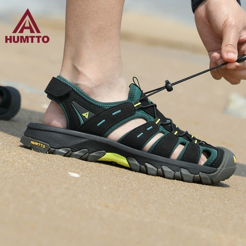 Летние спортивные сандалии, нескользящая дышащая пляжная обувь, дезодорированные слайдеры, тапочки, пляжный стиль, мягкая подошва