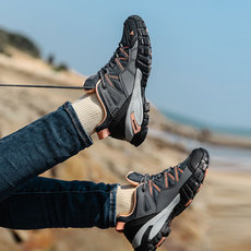 трекинговые кроссовки 悍途女鞋徒步鞋春秋轻便透气爬山户外鞋运动防水防滑耐磨登山鞋女