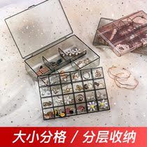 Special storage box for earrings dust-proof large-capacity earrings earrings necklaces jewelry storage jewelry boxes