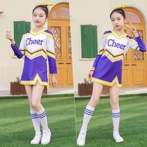 New childrens campus cheerleaders primary and middle school students Games suit football babe adults act out