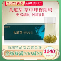 Head Doubud Gold Shoots 2022 New Tea Listing Zhengzong Anji White Tea Grade Green Tea Spring Tea Tea Tea Gift Box Dress