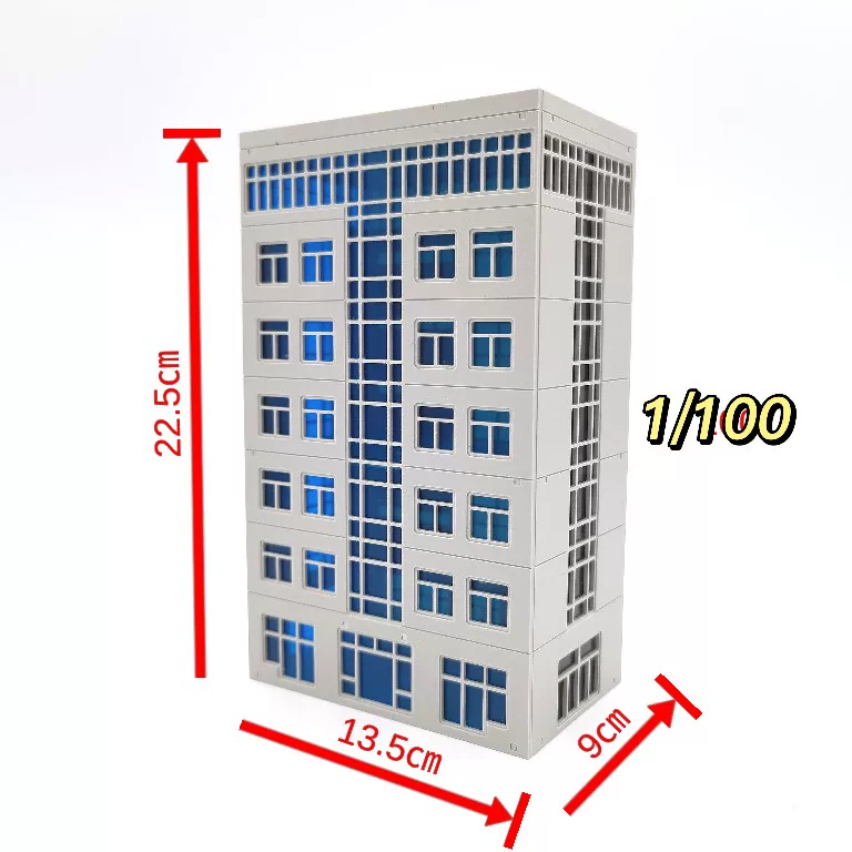 Plastic constructor, house, scale 1:150, scale 1:87