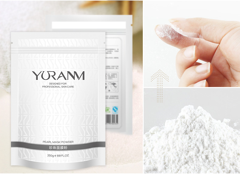 Bột làm đẹp ngọc trai Yuran Mặt nạ tự chế 250g Kem dưỡng ẩm chính hãng Soft Film Powder Pure Beauty Salon ngoài sử dụng - Mặt nạ mặt nạ dưỡng trắng