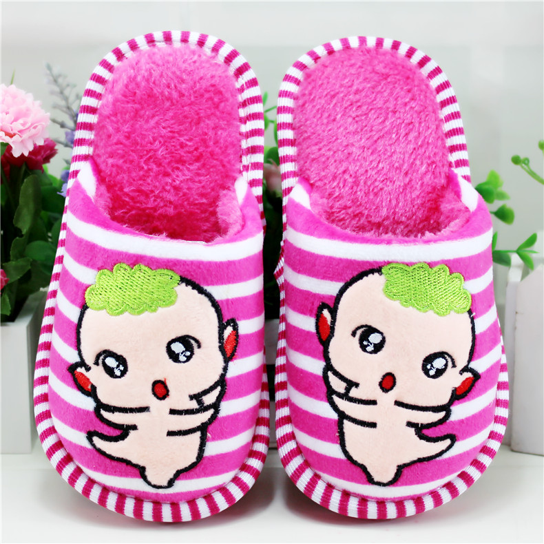 Pantoufles enfants en suède - semelle plastique - Ref 1013595 Image 14
