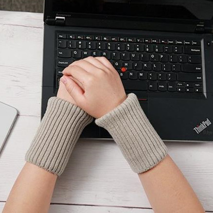 Autumn winter protective wrist cover male and female joint warm lengthened protective gloves thickened anti-cold elbow arms cover sleeves