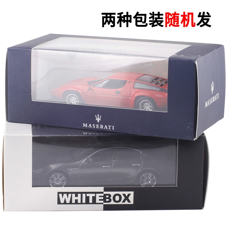 LEO 1/43 Mô hình xe hợp kim Maserati đuôi xe thể thao retro tập hợp xe mô hình tĩnh