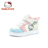 Hello Kitty, туфли, небольшая универсальная белая обувь, высокие кроссовки, спортивная обувь, осенние, тренд сезона