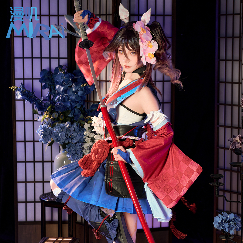 Mirai Jockey Girl Cosplay Phalaenopsis Cosplay Costume Anime Game Cosplay Outfit Kimono Set Mirai Jockey Girl Cosplay Phalaenopsis Cosplay Costume Anime Game Cosplay Outfit Kimono Set