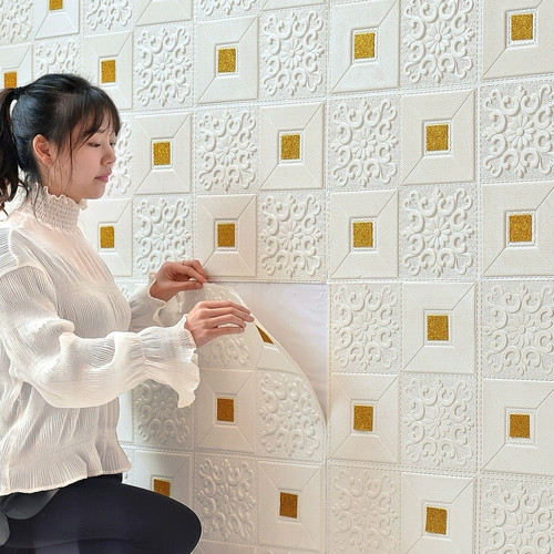 Самоклеющиеся трехмерные обои на стену, водостойкая настенная наклейка, 3D