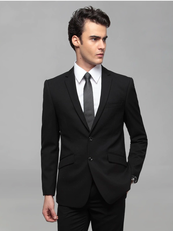 Bộ đồ G2000 Phù hợp với nam giới Slim Fit Business Business Mặc phỏng vấn Áo khoác One Piece Chú rể Hôn nhân Bộ đồ cưới - Suit phù hợp