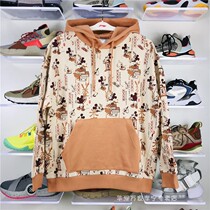 Li Ning sweater 2021 spring New Year Mickey joint item full print mens loose hooded top AWDR133