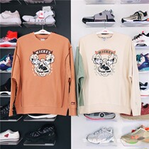 Li Ning coat 2021 spring new mens pure cotton breathable loose round neck fashion pullover sweater AWDR137