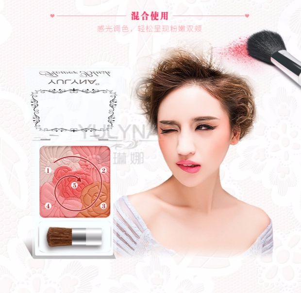 [Full 12.8] cánh hoa dập nổi bột phấn má hồng dạng kem trang điểm nude tự nhiên kéo dài khả năng sửa chữa bột âm thanh nổi phấn má innisfree