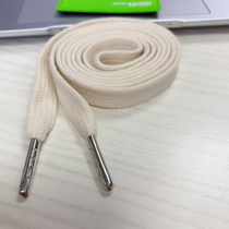 Environmental protection 1-1 2cm wide cotton hollow flat belt mens and womens sweater hat rope clothes waist drawstring sweatpants rope