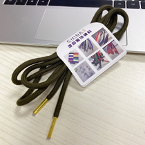 6mm round high-quality environmentally friendly combed new cotton gold beer nozzle rope tail buckle Sweater hat rope pants waist down cotton clothing drawstring