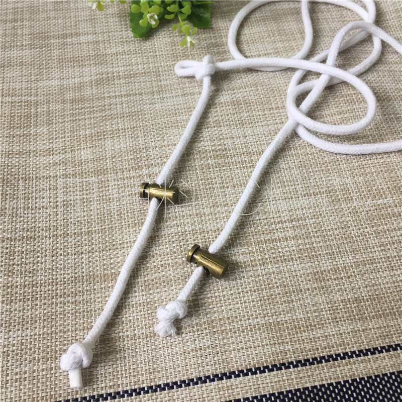 Male and female winewear cotton jacket waist rope with fixed rope stopper slip opening ring pendant bell pendant telescopic bag suction round cap rope