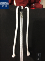 High quality combed cotton solid core round rope Environmental protection cotton rope Sweater hat with sweatpants drawstring with rope 5 meters