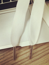2CM wide thick knitted flat belt rope two ends of metal buckle pants waist belt Clothes hoodie waist rope decorative belt