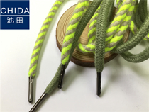 6mm diameter cotton round rope with metal bullet buckle Baotou rope All-inclusive buckle sweater rope Environmental protection cap rope drawstring