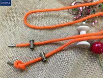 4-5mm diameter cotton rope round rope metal baotou plus 2 copper fixed rope waist rope cap rope universal pull rope