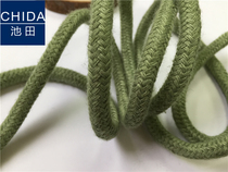 6-7mm thick high quality solid cotton round rope sweater cap rope DIY lace-up pants waist windbreaker drawstring tied 5 meters connected