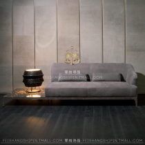 Post-modern chaise longue chair bedroom beauty couch Hong Kong style light luxury sleeping couch balcony leisure lounge chair solid wood lazy sofa