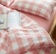 Chăn bông Nhật Bản đơn mảnh sọc rửa bông đôi chăn bông Tân Cương đơn giản 1,5 m 2 m - Quilt Covers