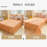 Хлопковый комплект, кровать для принцессы, простыня, пододеяльник, 4 предмета