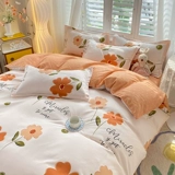 Демисезонный комплект, хлопковое одеяло, хлопковый пододеяльник, простыня, 4 предмета, 3 предмета