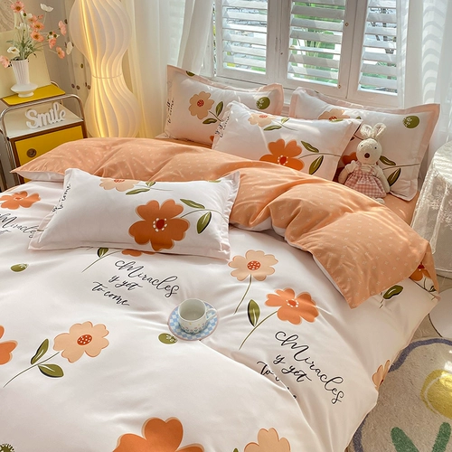 Демисезонный комплект, хлопковое одеяло, хлопковый пододеяльник, простыня, 4 предмета, 3 предмета