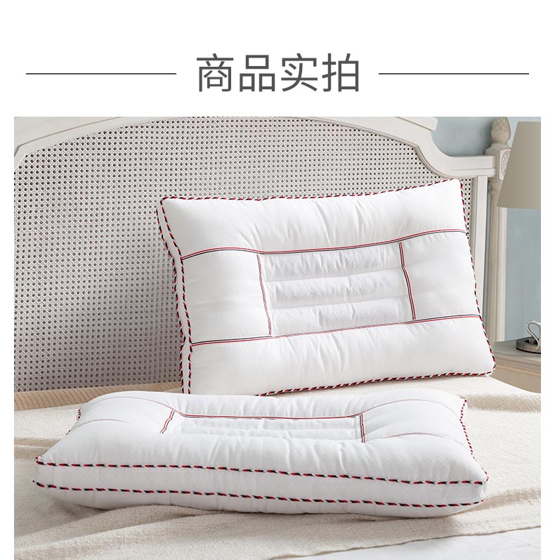 Cassia gối gối cặp chính hãng dành cho người lớn hộ gia đình đặt cổ gối cổ tử cung thấp đơn gối nằm cao su non