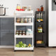 Plastic multi-layer extremely narrow storage rack