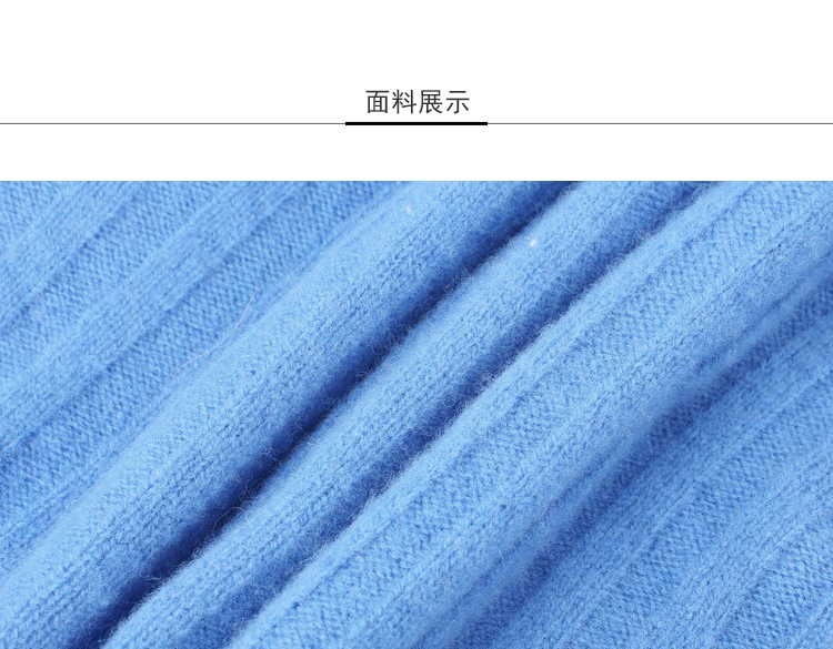 Lili lily nữ 2019 thu đông mới len nguyên chất áo len cổ chữ V đầy đủ áo len 118459B8998 - Áo / áo thun áo nữ đẹp