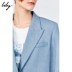 Lily2020 mùa xuân khí chất mới của phụ nữ đi lại một hình bóng lỏng lẻo là blazer mỏng giản dị 2920 - Business Suit