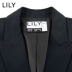 Lily cửa hàng giảm giá chính thức 2020 quần áo mùa hè cho phụ nữ Lily khí chất giữa áo blazer 120210C2607 - Business Suit