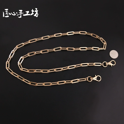 Цепь ручной работы, металлические аксессуары, сумка через плечо, бретели, сменная цепочка