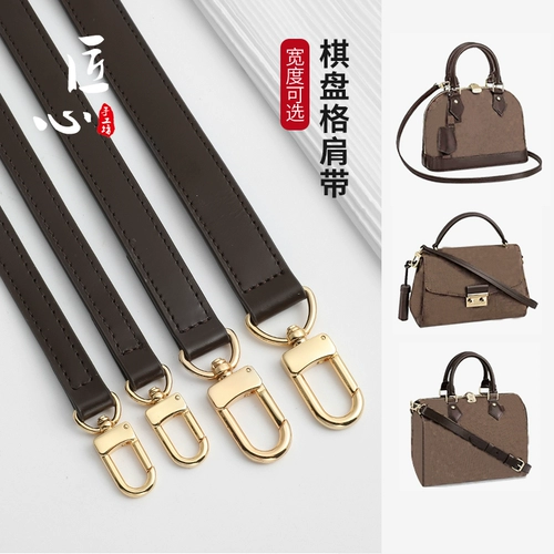 Совместимые шахматы ручной работы, бретели, аксессуар для сумки, кожаные подтяжки, ремешок для сумки, сумка через плечо, воловья кожа