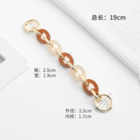 2 прямой золото ретро Браун (длиной 19 см)