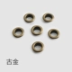 6 пар воздушных глазков (античное золото 8 мм) [перфорированы с обеих сторон]