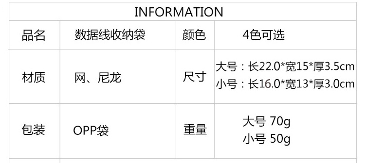 Đặc biệt hàng ngày Hàn Quốc du lịch xách tay lưu trữ túi chống sốc kỹ thuật số hoàn thiện lưu trữ dữ liệu túi cáp sạc kho báu đĩa cứng