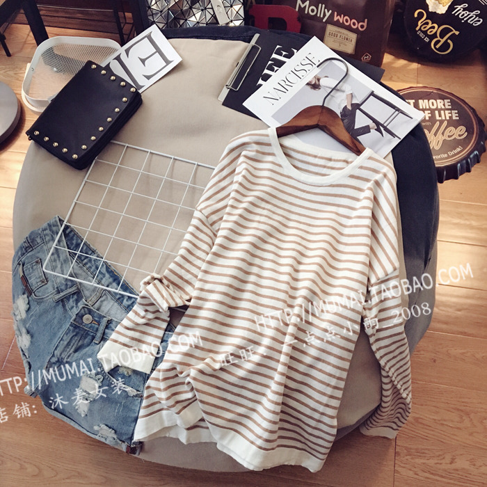 Mu Mai nữ mùa thu đông mới phiên bản Hàn Quốc của chiếc áo len cổ lọ dài tay đơn giản đa năng áo len nữ form rộng